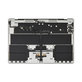 Zgornji okvir tipkovnice za MacBook Air 15", A3114 (2024), US tipkovnico in baterijo, Silver, 661-40267, Genuine Apple