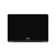 LCD zaslon za MacBook Air 13", A3113 (2024), s sprednjim steklom in pokrovom, Space Gray, 661-40278, Genuine Apple