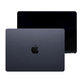 LCD zaslon za MacBook Air 13", A3240 (2025), s sprednjim steklom in pokrovom, Midnight, 661-50105, Genuine Apple