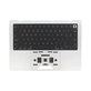 Zgornji okvir tipkovnice za MacBook Pro 14", A3185 (2024), US tipkovnico in baterijo, Silver, 661-50211, Genuine Apple