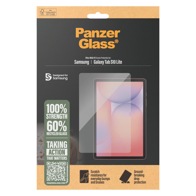 Kaljeno steklo UWF za Samsung Galaxy Tab S10 Lite, Prozorna, PanzerGlass