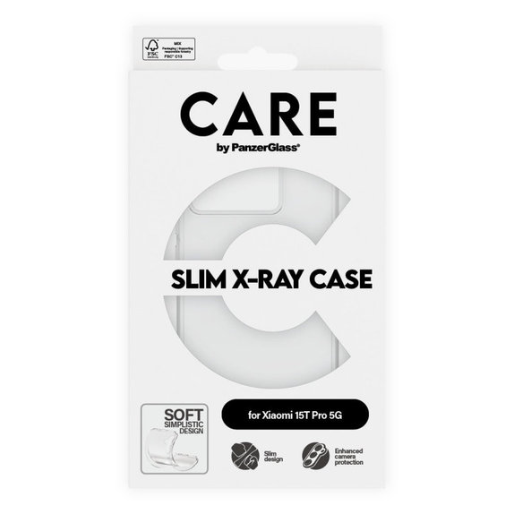 Ovitek X-Ray za Xiaomi 15T Pro 5G, transparent, CARE