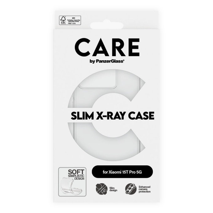 Ovitek X-Ray za Xiaomi 15T Pro 5G, transparent, CARE