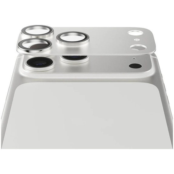 Zaščita objektiva Fender za iPhone 17 Pro, Srebrna, PanzerGlass