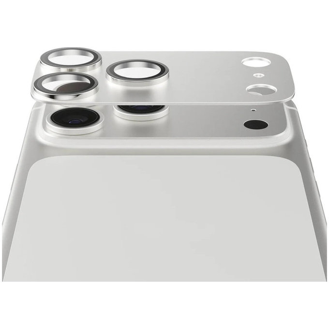 Zaščita objektiva Fender za iPhone 17 Pro, Srebrna, PanzerGlass
