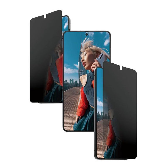 PanzerGlass - UWF 2-Way Privacy kaljeno steklo s FASTFIT In-A-Box za Samsung Galaxy S26+, prozorno