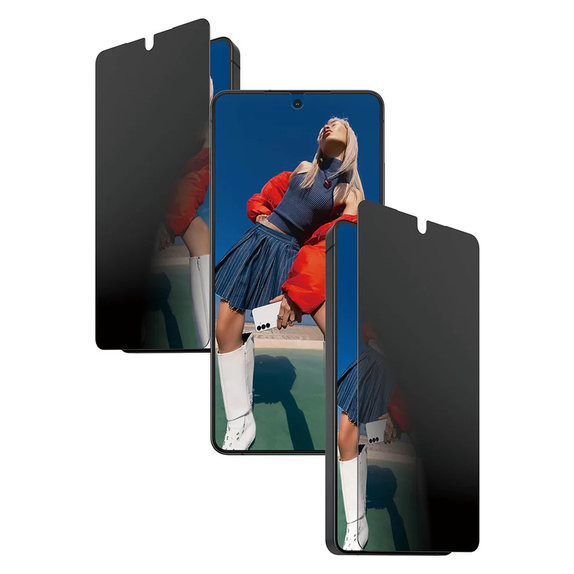 Kaljeno steklo UWF 2-Way Privacy s Fastfit In-A-Box za Samsung Galaxy S26 Ultra, Prozorna, PanzerGlass