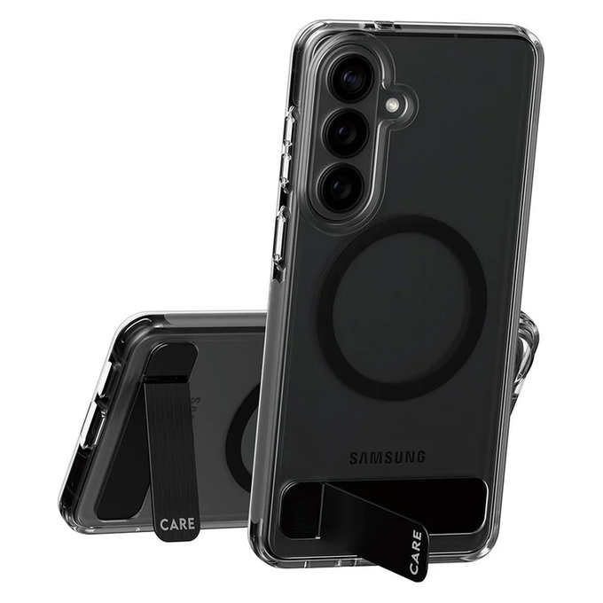 Ovitek Kickstand s črnim QI za Samsung Galaxy S26+, Črna, PanzerGlass
