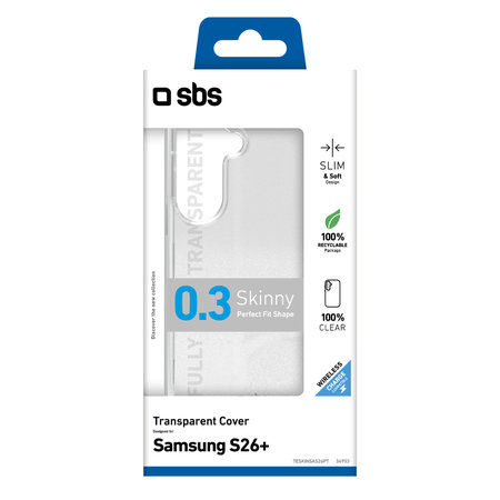 SBS - Etui Skinny za Samsung Galaxy S26+, prozoren