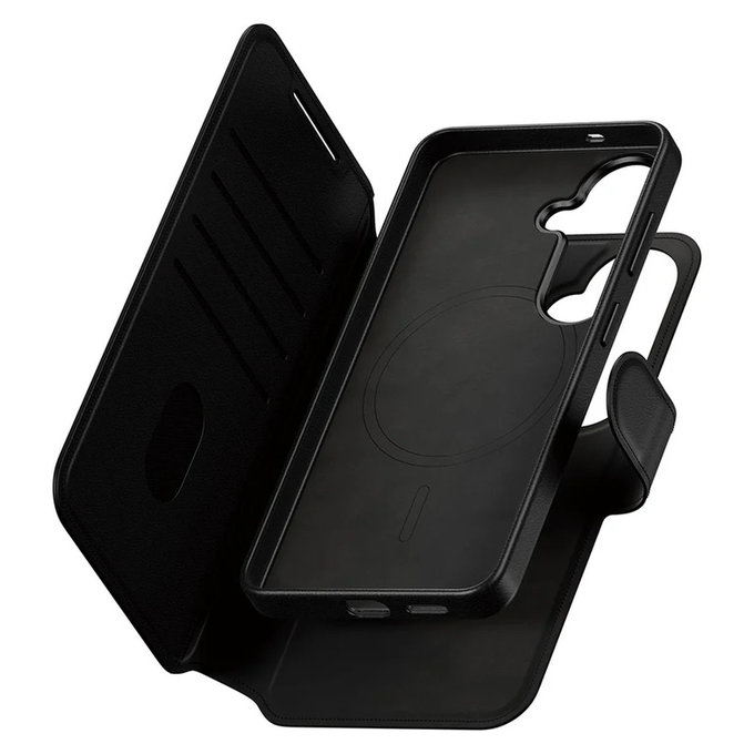 Ovitek Tango Wallet Two-In-One s QI za Samsung Galaxy S26, Črna, PanzerGlass