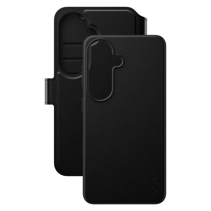 Ovitek Tango Wallet Two-In-One s QI za Samsung Galaxy S26, Črna, PanzerGlass