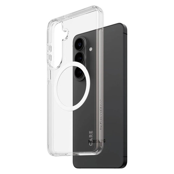 Ovitek Urban Explorer z belim QI za Samsung Galaxy S26+, Prozorna, PanzerGlass
