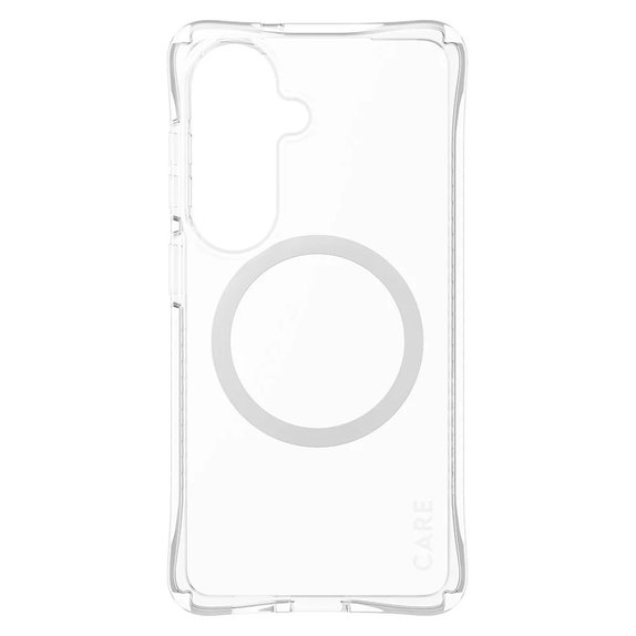 Ovitek Samba z belim QI za Samsung Galaxy S26, Prozorna, PanzerGlass
