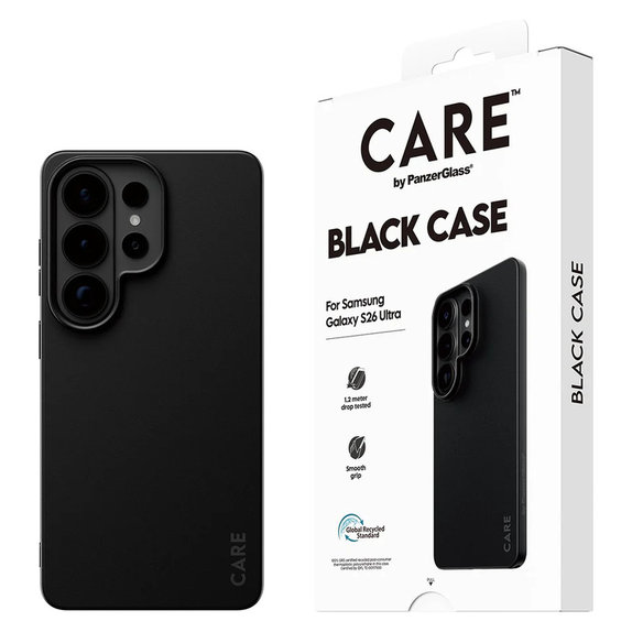 Ovitek TPU za Samsung Galaxy S26 Ultra, Črna, PanzerGlass