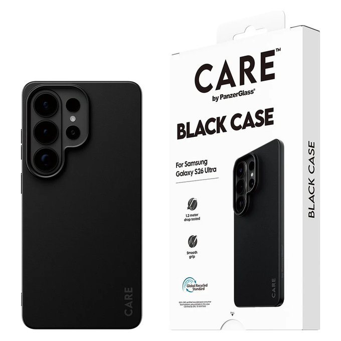 Ovitek TPU za Samsung Galaxy S26 Ultra, Črna, PanzerGlass