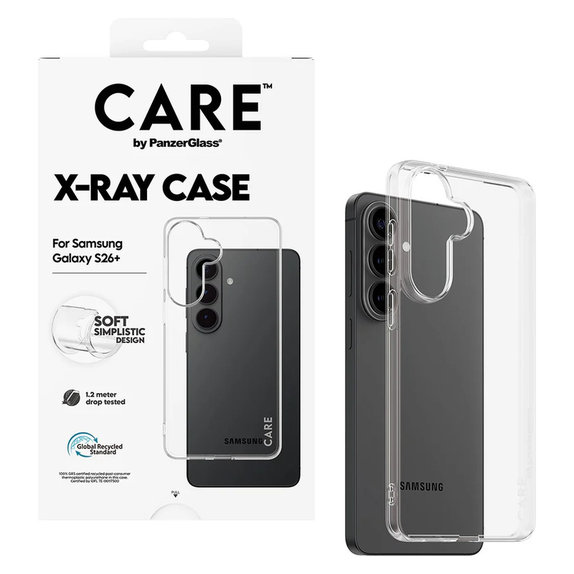 Ovitek X-Ray za Samsung Galaxy S26+, Prozorna, PanzerGlass