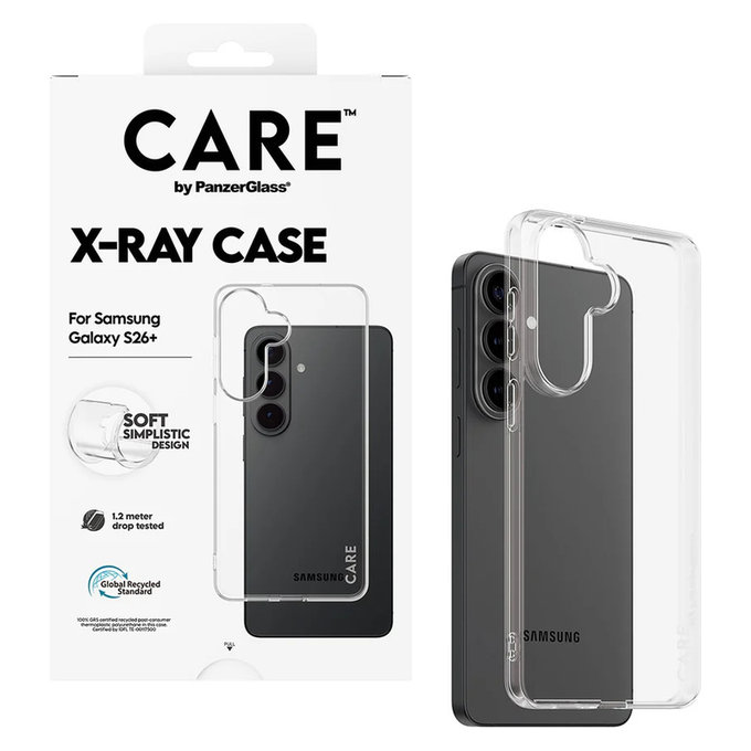 Ovitek X-Ray za Samsung Galaxy S26+, Prozorna, PanzerGlass