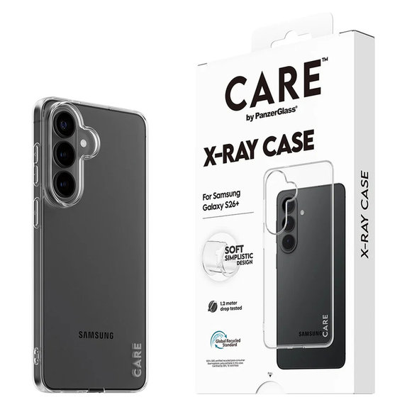 Ovitek X-Ray za Samsung Galaxy S26+, Prozorna, PanzerGlass