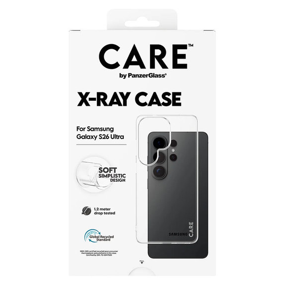 Ovitek X-Ray za Samsung Galaxy S26 Ultra, Prozorna, PanzerGlass