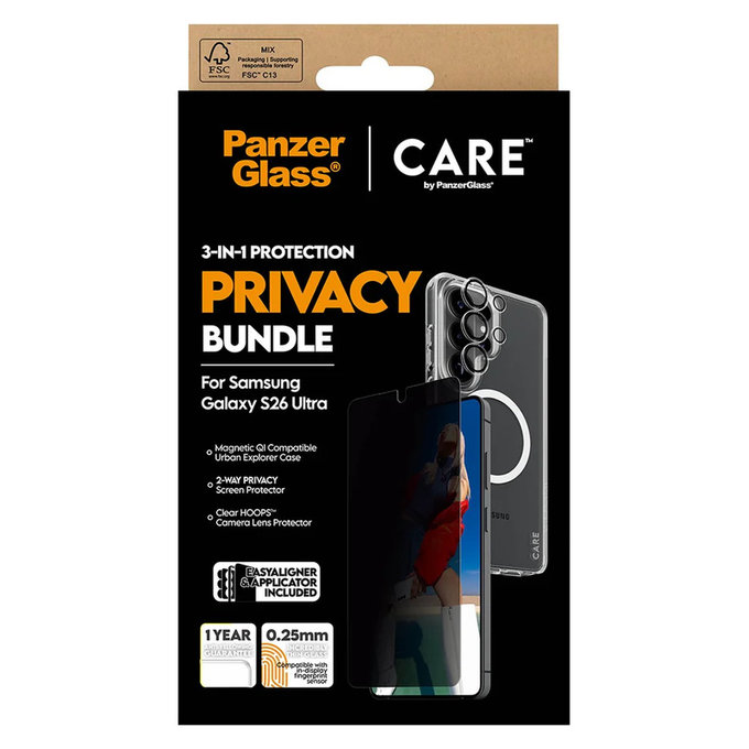 Bundle Privacy 3v1 za Samsung Galaxy S26 Ultra, PanzerGlass