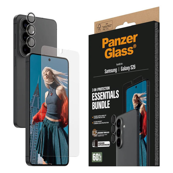 Bundle Essentials 2v1 za Samsung S26, PanzerGlass