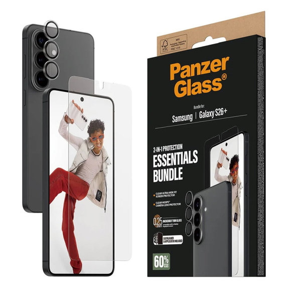 Bundle Essentials 2v1 za Samsung S26+, PanzerGlass