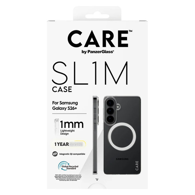 Ovitek SL1M za Samsung Galaxy S26+, Prozorna, PanzerGlass