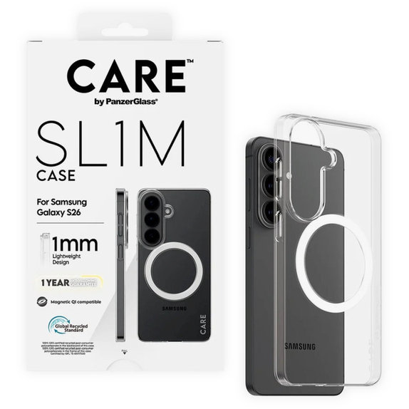 Ovitek SL1M za Samsung S26, transparent, CARE