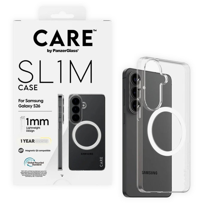 Ovitek SL1M za Samsung S26, transparent, CARE