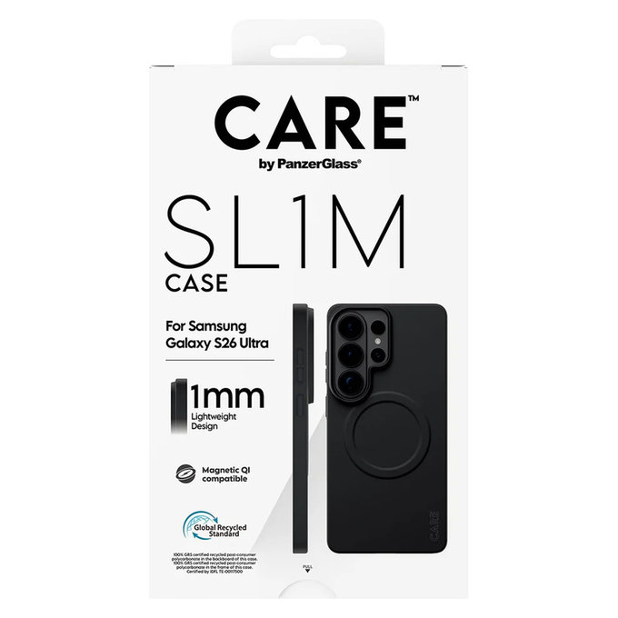 Ovitek SL1M za Samsung Galaxy S26 Ultra, Črna, PanzerGlass
