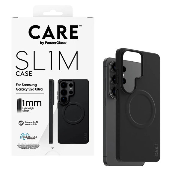 Ovitek SL1M za Samsung Galaxy S26 Ultra, Črna, PanzerGlass