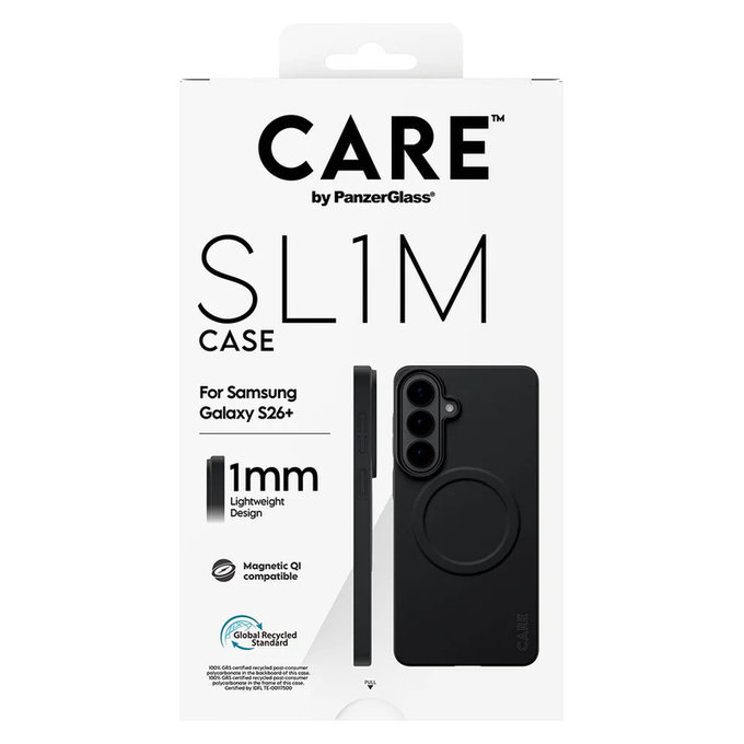 Ovitek SL1M za Samsung Galaxy S26+, Črna, PanzerGlass