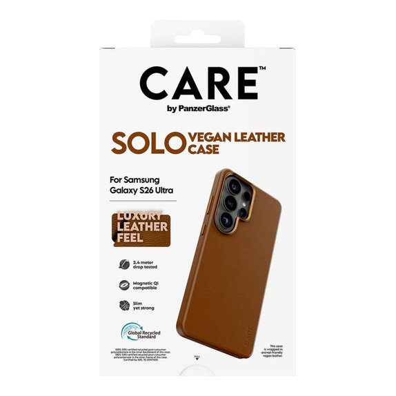 Ovitek Solo za Samsung S26 Ultra, rjava, CARE