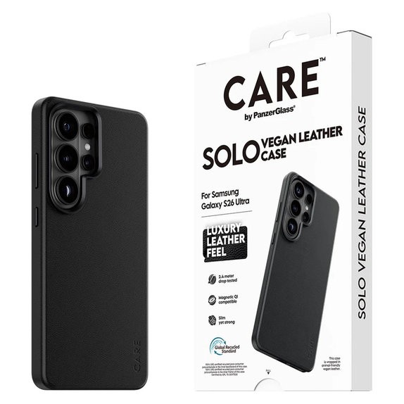 Ovitek Solo za Samsung Galaxy S26 Ultra, Črna, PanzerGlass