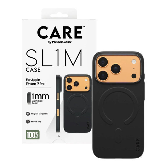 Ovitek SL1M za iPhone 17 Pro, črn, PanzerGlass