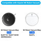 Komplet nadomestnih delov za Xiaomi Mi Robot Vacuum Mop 2 Pro, 2 Lite (1x Glavna krtača, 2x Filter, 2x Stranska krtača)