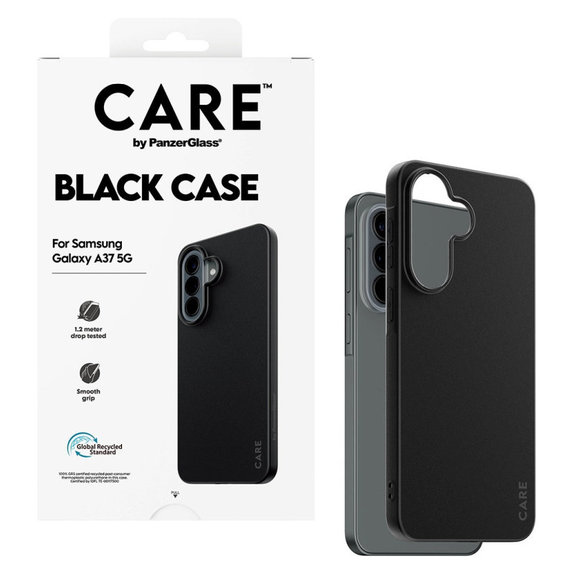 Ovitek TPU za Samsung A37, črna, CARE