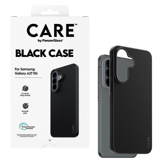 Ovitek TPU za Samsung A37, črna, CARE