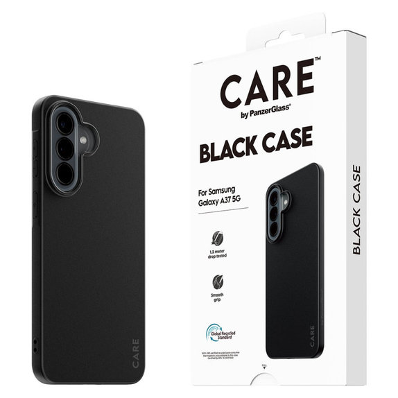 Ovitek TPU za Samsung A37, črna, CARE