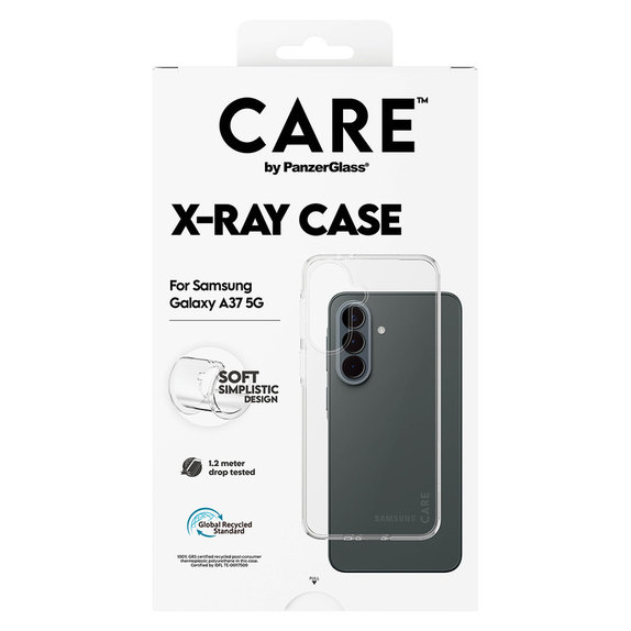 Ovitek X-Ray za Samsung Galaxy A37, Prozorna, PanzerGlass