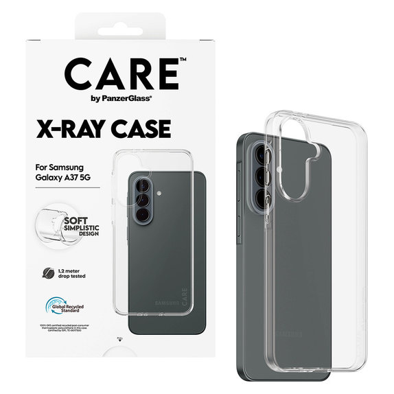 Ovitek X-Ray za Samsung Galaxy A37, Prozorna, PanzerGlass
