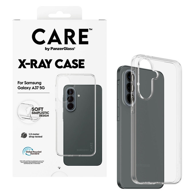 Ovitek X-Ray za Samsung Galaxy A37, Prozorna, PanzerGlass