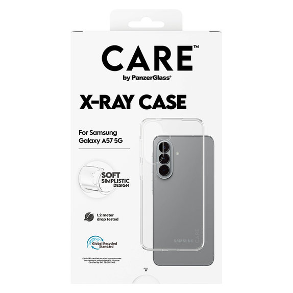 Ovitek X-Ray za Samsung Galaxy A57, Prozorna, PanzerGlass