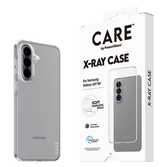 Ovitek X-Ray za Samsung Galaxy A57, Prozorna, PanzerGlass