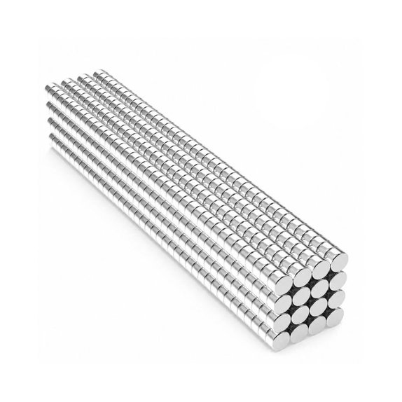 Neodimski valjasti magnet N35, 5 x 3mm, 200 kos
