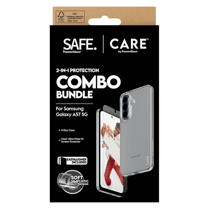 Bundle 2v1 za Samsung Galaxy A57, PanzerGlass