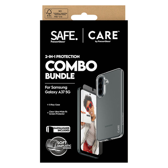 Bundle 2v1 za Samsung Galaxy A37, PanzerGlass