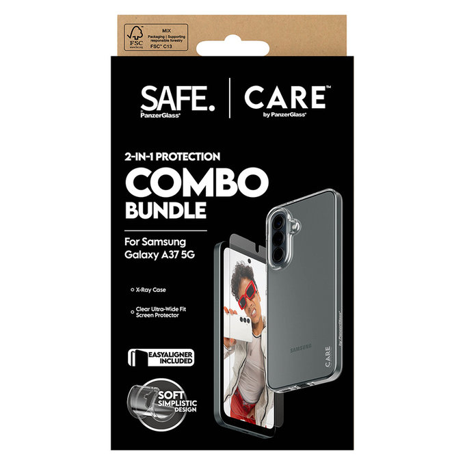 Bundle 2v1 za Samsung Galaxy A37, PanzerGlass