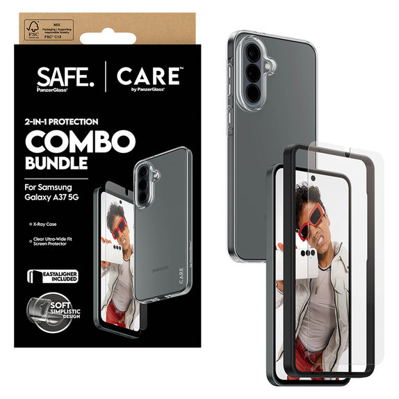 Bundle 2v1 za Samsung Galaxy A37, PanzerGlass