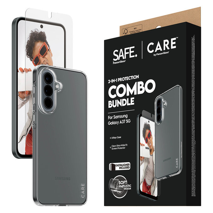 Bundle 2v1 za Samsung Galaxy A37, PanzerGlass